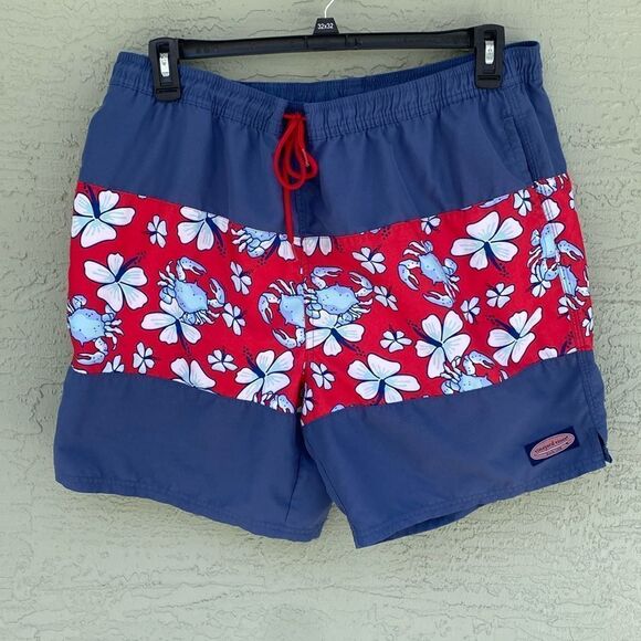 Vineyard Vines Crab Piece Chappy Trunks Sz XL - Picture 1 of 8